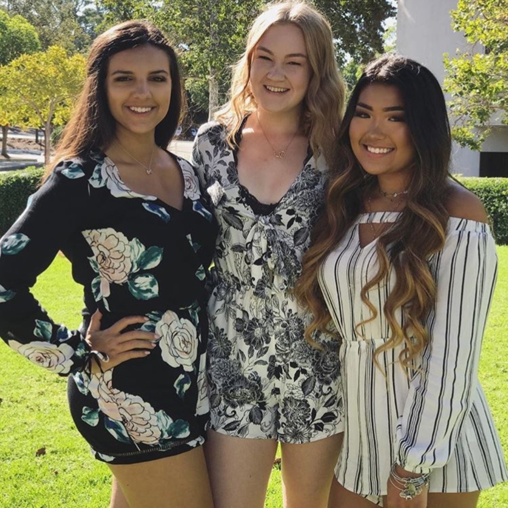 The left and right side rompers!!